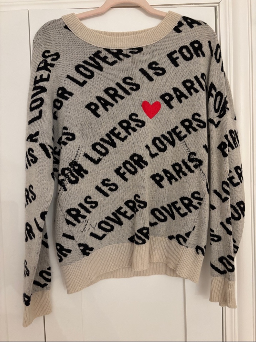 Zadig & Voltaire Paris is for Lovers Cashmere Sweater